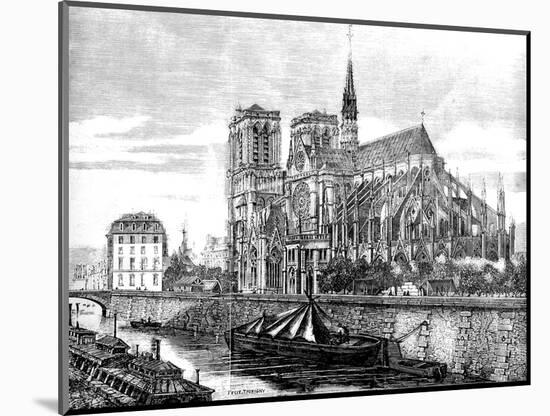 Paris, France - Notre-Dame-Felix Thorigny-Mounted Photographic Print