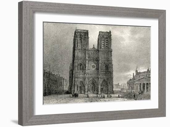 Paris, France - Notre-Dame-null-Framed Art Print