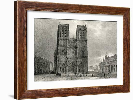 Paris, France - Notre-Dame-null-Framed Art Print