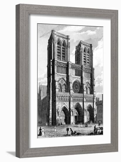 Paris, France - Notre-Dame-J. Tingle-Framed Art Print