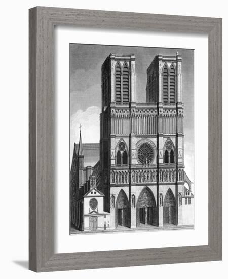 Paris, France - Notre-Dame-J. Chapman-Framed Art Print