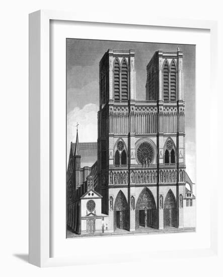 Paris, France - Notre-Dame-J. Chapman-Framed Art Print