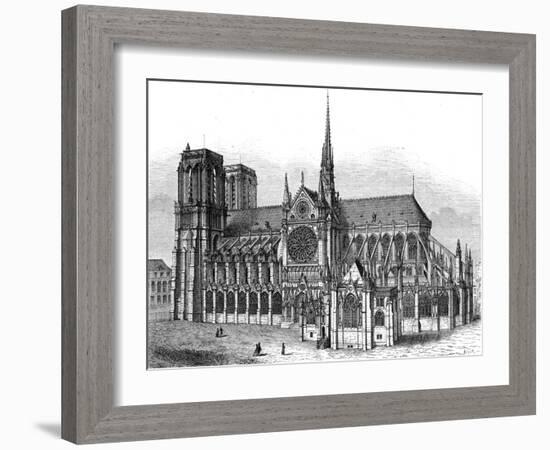 Paris, France - Notre-Dame-null-Framed Art Print