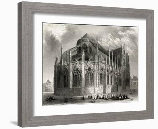 Paris, France - Notre-Dame-B. Winkles-Framed Art Print