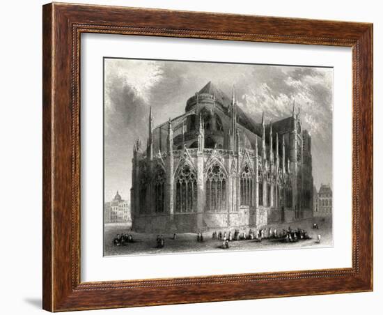 Paris, France - Notre-Dame-B. Winkles-Framed Art Print