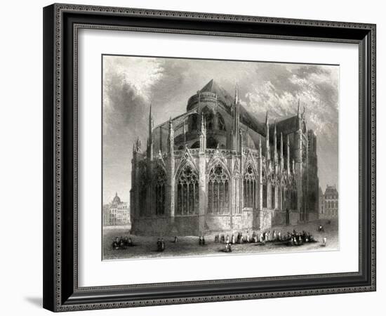 Paris, France - Notre-Dame-B. Winkles-Framed Art Print