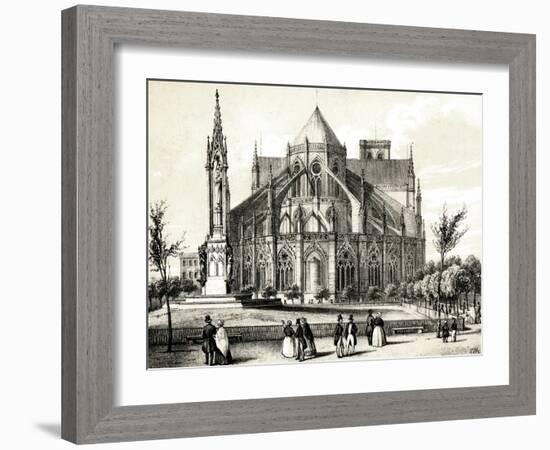 Paris, France - Notre-Dame-null-Framed Art Print