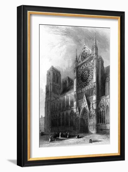 Paris, France - Notre-Dame-B. Winkles-Framed Art Print