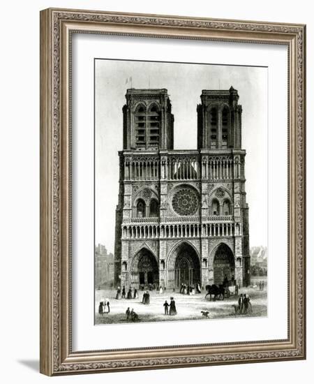 Paris, France - Notre-Dame-null-Framed Art Print