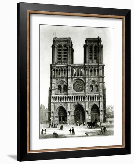 Paris, France - Notre-Dame-null-Framed Art Print