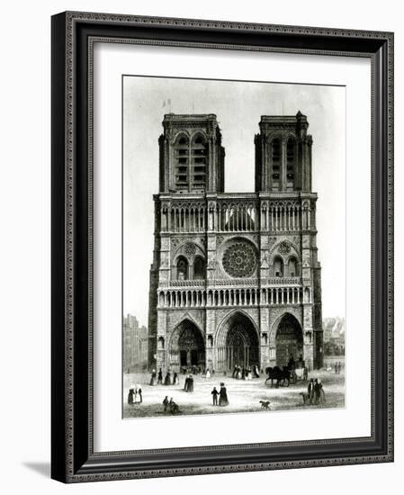 Paris, France - Notre-Dame-null-Framed Art Print