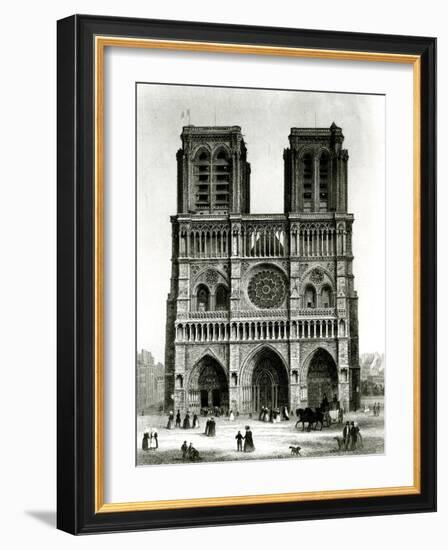 Paris, France - Notre-Dame-null-Framed Art Print