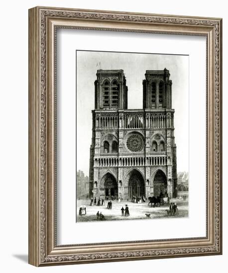 Paris, France - Notre-Dame-null-Framed Art Print