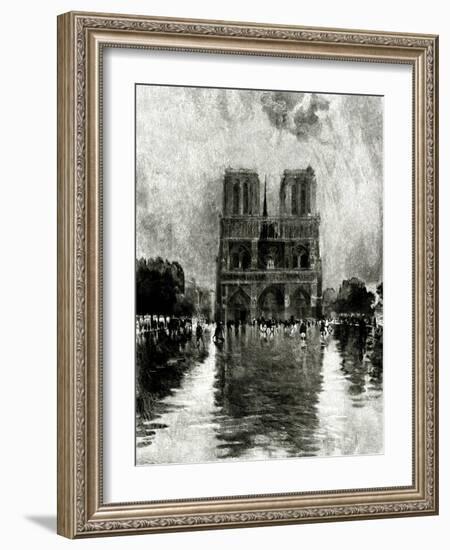 Paris, France - Notre-Dame-null-Framed Art Print