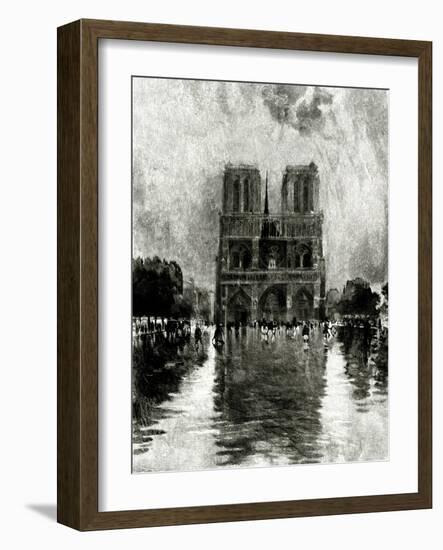 Paris, France - Notre-Dame-null-Framed Art Print