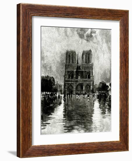 Paris, France - Notre-Dame-null-Framed Art Print