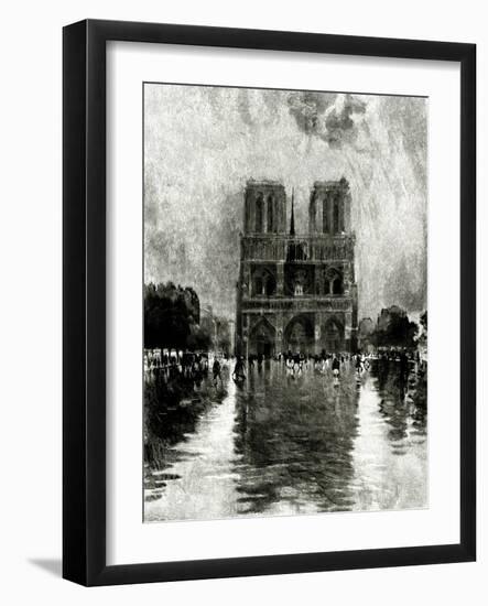 Paris, France - Notre-Dame-null-Framed Art Print