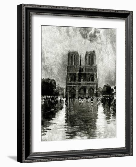 Paris, France - Notre-Dame-null-Framed Art Print