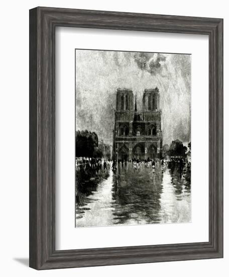 Paris, France - Notre-Dame-null-Framed Art Print