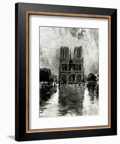 Paris, France - Notre-Dame-null-Framed Art Print