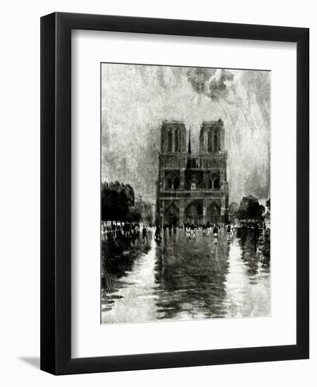 Paris, France - Notre-Dame-null-Framed Art Print