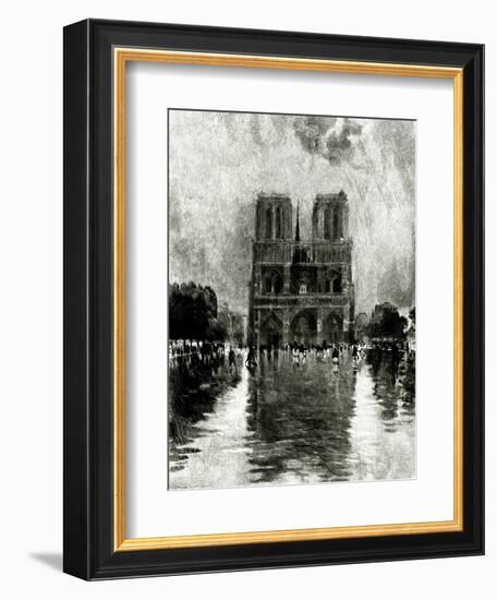 Paris, France - Notre-Dame-null-Framed Art Print