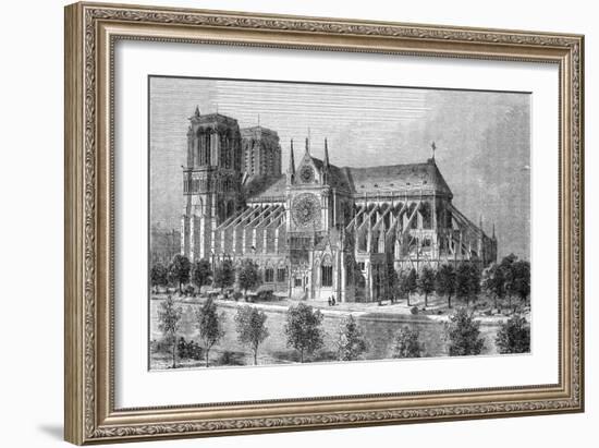 Paris, France - Notre-Dame-null-Framed Art Print