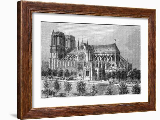 Paris, France - Notre-Dame-null-Framed Art Print