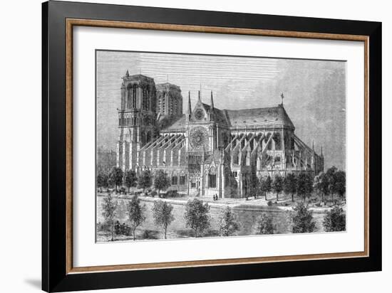 Paris, France - Notre-Dame-null-Framed Art Print