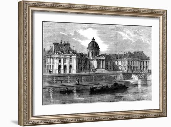 Paris, France - Palais de L'Institut-Felix Thorigny-Framed Art Print