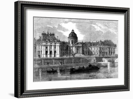 Paris, France - Palais de L'Institut-Felix Thorigny-Framed Art Print