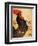 Paris, France - Periodical Cocorico Rooster Promotional Poster-Lantern Press-Framed Art Print