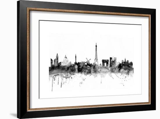 Paris France Skyline-Michael Tompsett-Framed Art Print