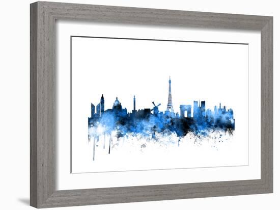 Paris France Skyline-Michael Tompsett-Framed Art Print