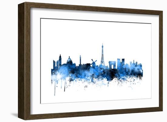 Paris France Skyline-Michael Tompsett-Framed Art Print