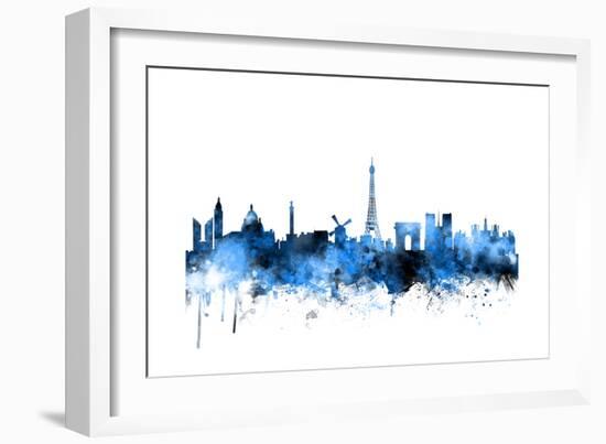 Paris France Skyline-Michael Tompsett-Framed Art Print