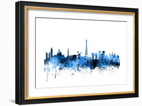 Paris France Skyline-Michael Tompsett-Framed Art Print