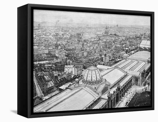 Paris, France - View from La Tour Eiffel-null-Framed Stretched Canvas