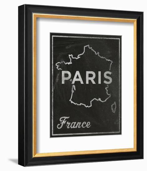 Paris, France-John Golden-Framed Art Print