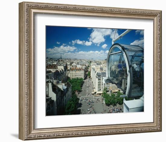 Paris from Centre Pompidou-null-Framed Art Print