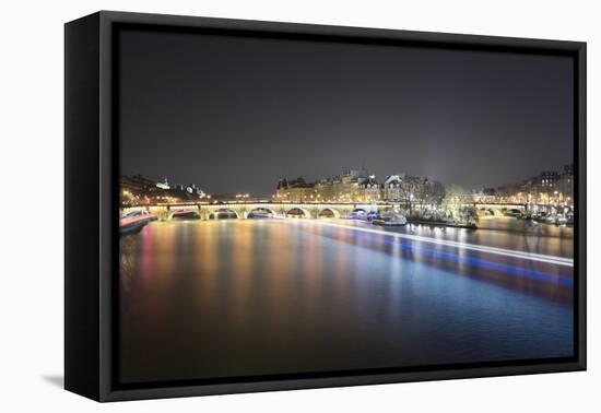 Paris from Pont des Arts-Philippe Manguin-Framed Premier Image Canvas