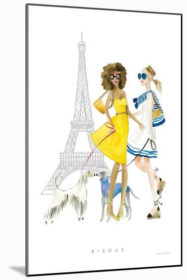 Paris Girlfriend I-Mercedes Lopez Charro-Mounted Art Print