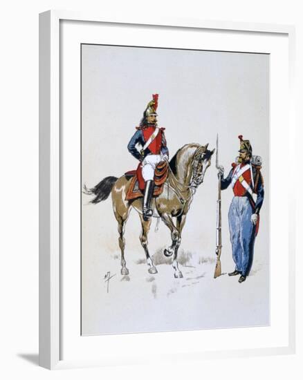 Paris Guard, 11 December 1852 - 10 September 1870-A Lemercier-Framed Giclee Print