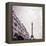 Paris Heart Storm 1-Tracey Telik-Framed Stretched Canvas