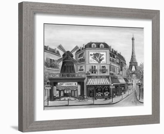 Paris Highlights II-Marilyn Dunlap-Framed Art Print