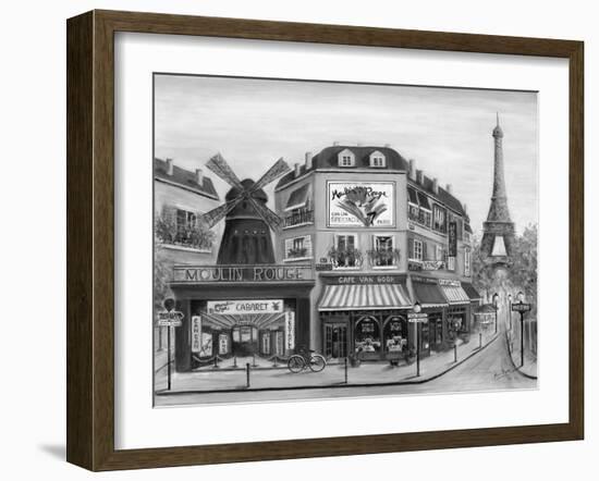 Paris Highlights II-Marilyn Dunlap-Framed Art Print