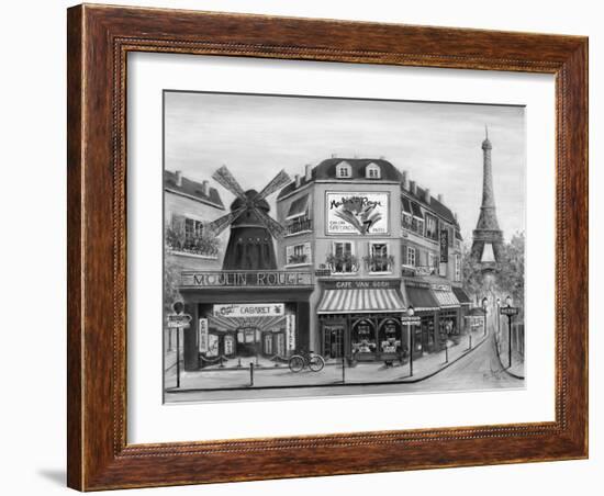 Paris Highlights II-Marilyn Dunlap-Framed Art Print