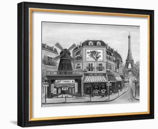 Paris Highlights II-Marilyn Dunlap-Framed Art Print