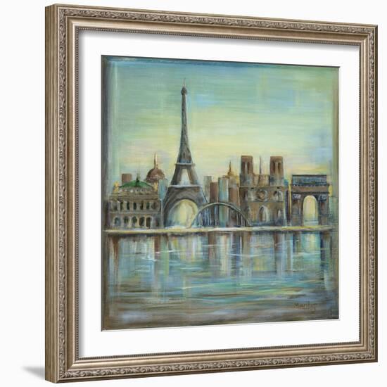 Paris Highlights-Marilyn Dunlap-Framed Art Print