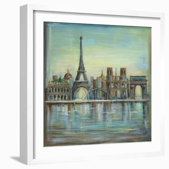 Paris Highlights-Marilyn Dunlap-Framed Art Print